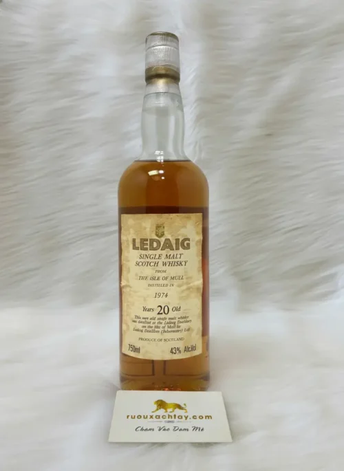 1974 Single Malt Scotch Whisky Ledaig 20 Year Old