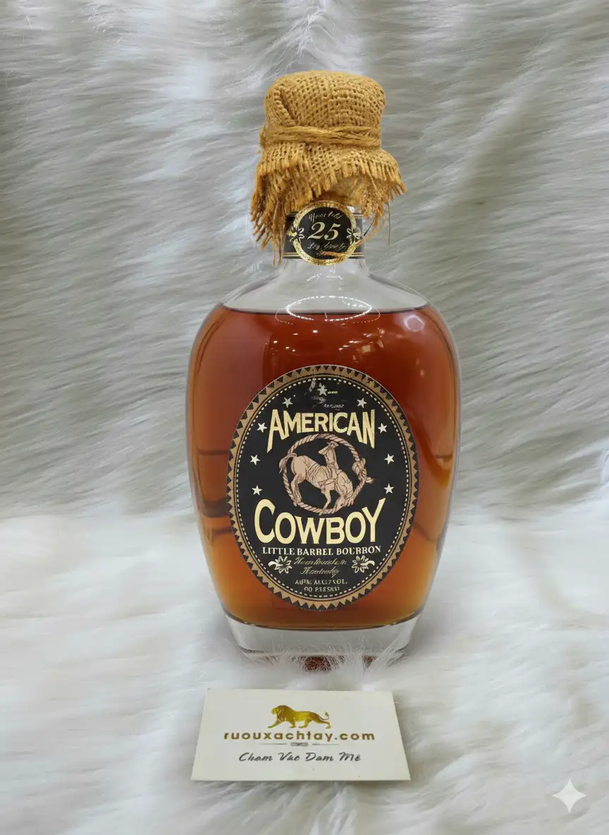 American Cowboy 25 Years Bourbon Whiskey 1 American Cowboy 25 Years Bourbon Whiskey
