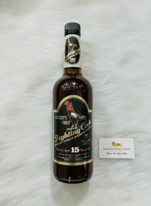 Fighting Cock Kentucky Straight Bourbon Whiskey 15 Years