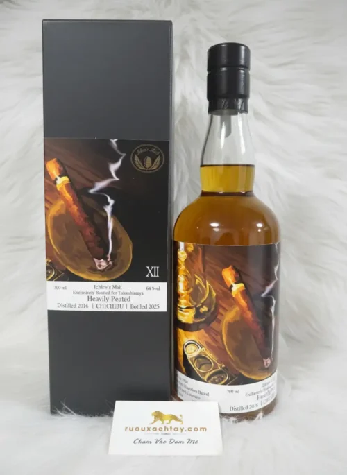 Ichiro’s Malt Chichibu Heavily Peated 2016 - Cigar Label