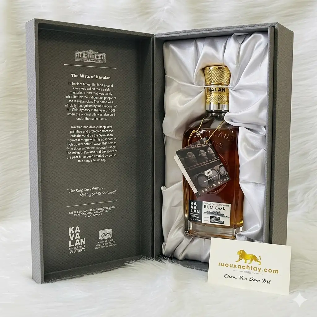 Kavalan Distillery Reserve Rum Cask Cask Strength Single Malt Taiwanese Whisky (300ml) 2 Kavalan Distillery Reserve Rum Cask Cask Strength Single Malt Taiwanese Whisky (300ml) (2)