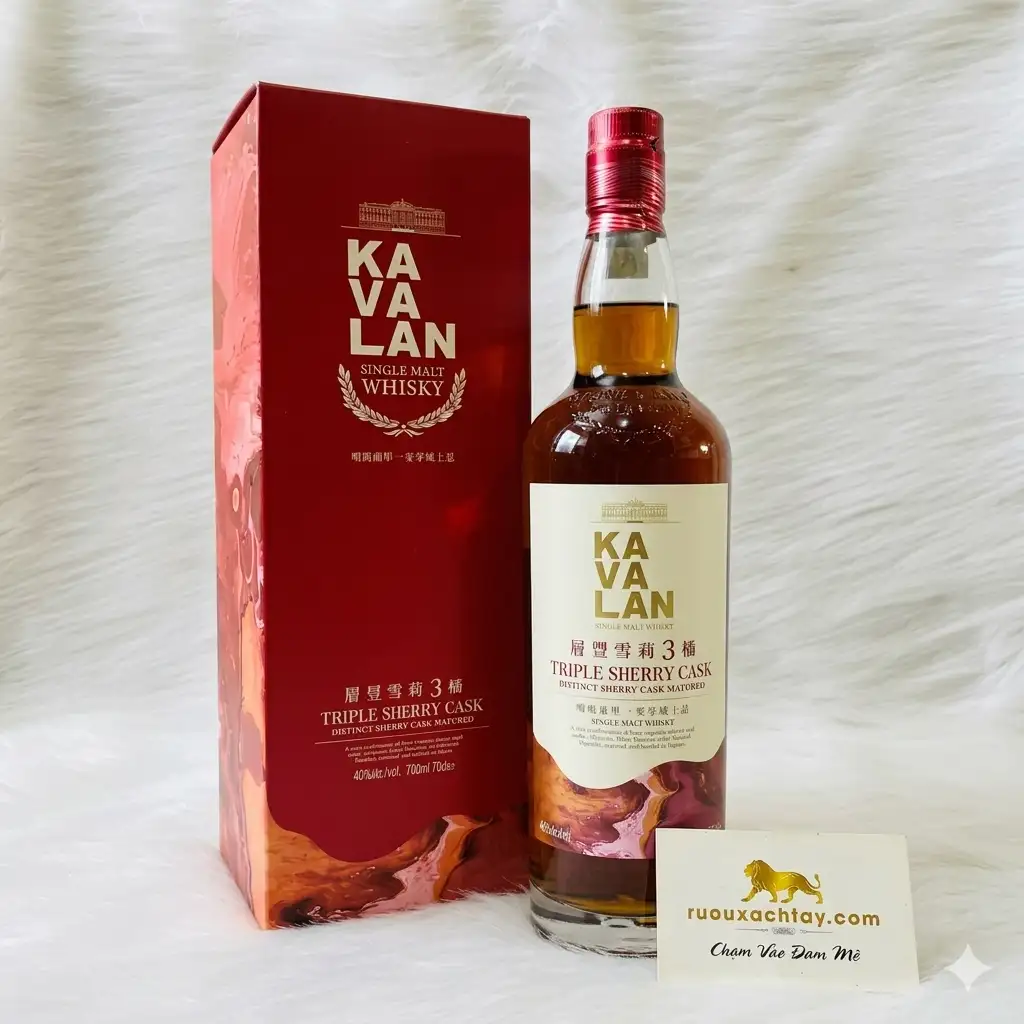 Kavalan Triple Sherry Cask Single Malt Taiwanese Whisky 1 Kavalan Triple Sherry Cask Single Malt Taiwanese Whisky (1)