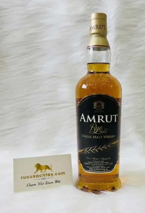 Rượu Whisky Ấn Độ Amrut Rye Single Malt (1)