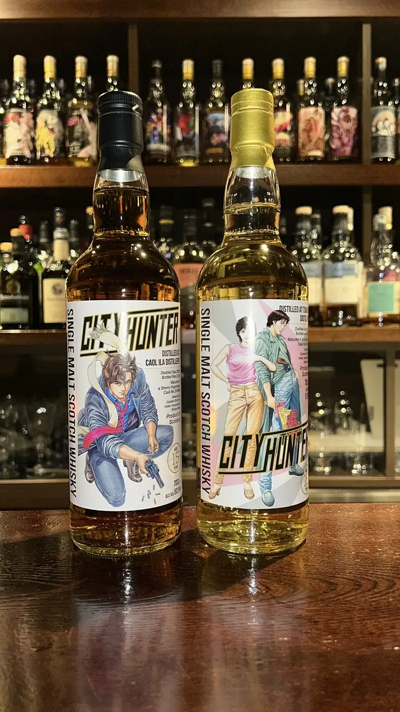 2008 Caol Ila 15 Years Single Cask Single Malt Cask Strength - City Hunter - Hideo Yamaoka 3 Seri 2008 City Hunter - Hideo Yamaoka