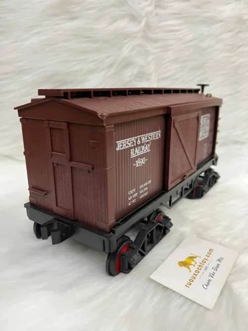 1980’s Jim Beam Jersey and Western Box Car Train Decanter (3)