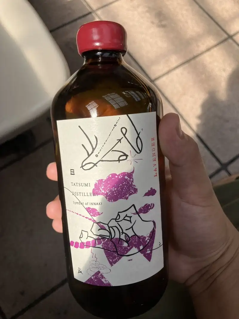 Japanese Craft Gin Tatsumi Distillery Symbal of Innaki Lavender - 1