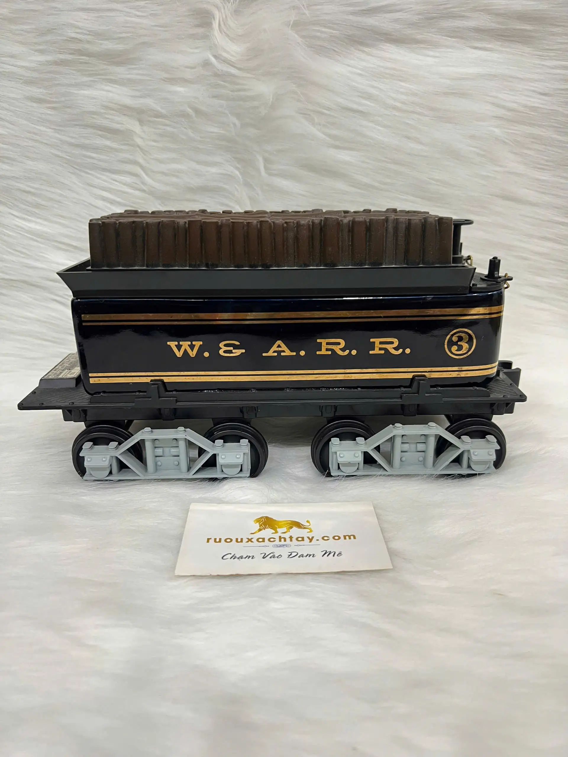 Jim Beam Western & Atlantic Railroad Wood Tender Decanter 1 Jim Beam Western & Atlantic Railroad Wood Tender Decanter (1)