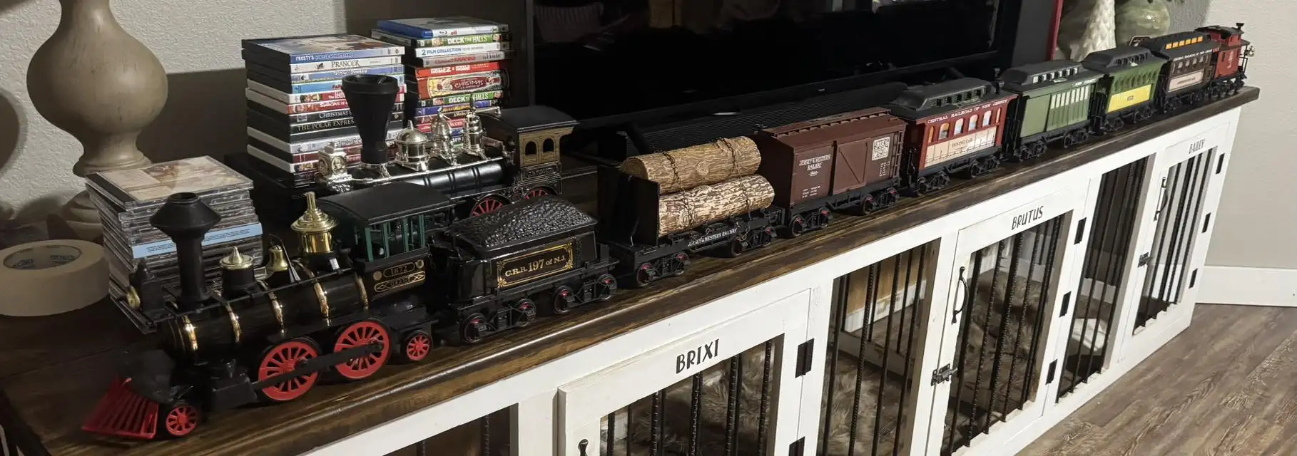 Jim Beam Western & Atlantic Railroad Wood Tender Decanter 6 Jim beam train decanter colection (3)