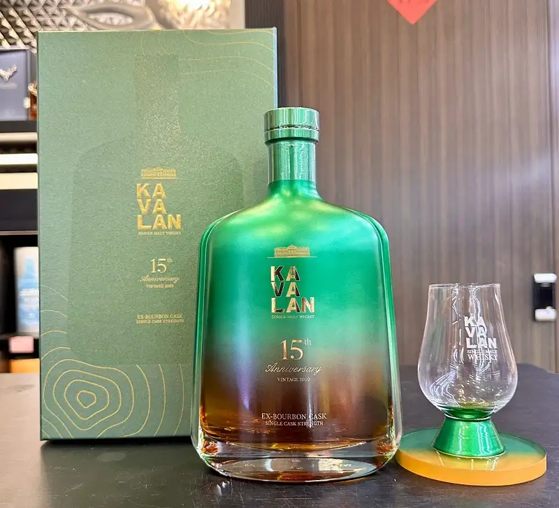 Kavalan 15th Anniversary Ex-Bourbon Cask Single Malt Whisky