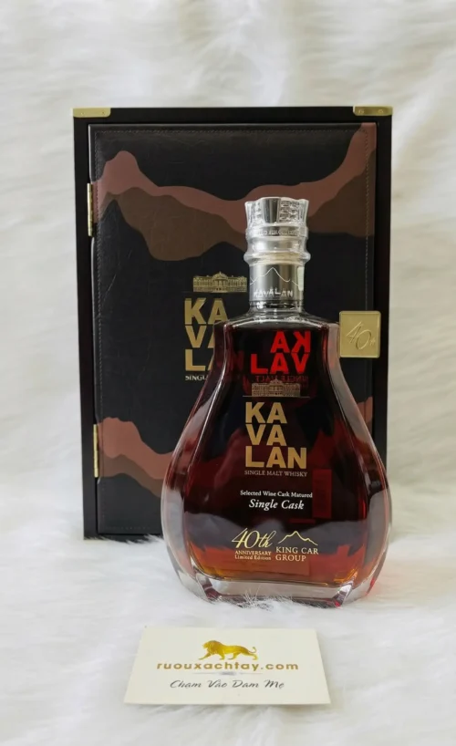 Kavalan King Car Group 40th Anniversary Cask Strength Single Malt Taiwanese Whisky (1500ml) (2)