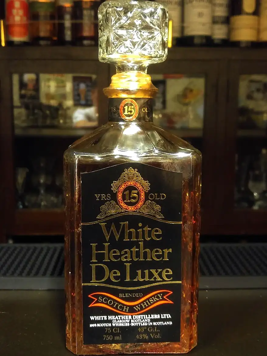 White Heather De Luxe 15 Year Old Blended Scotch Whisky