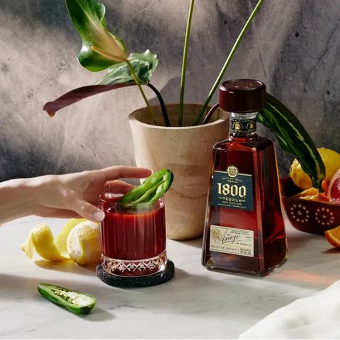 bloody-maria-Cuervo 1800 Anejo Tequila