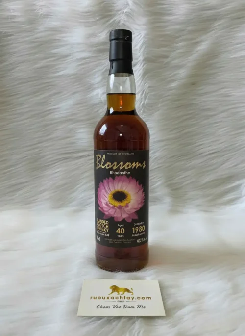 Blossoms Rhodanthe 1980 40 Year Old Blended Scotch Whisky (2)