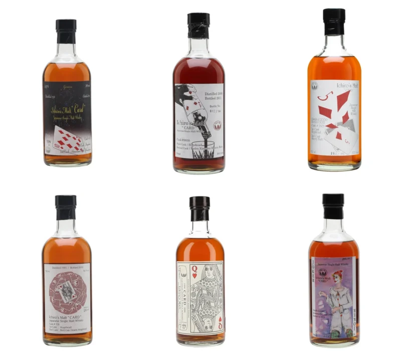 Khám Phá Những Loại Whisky Nhật Bản Cổ Và Quý Hiếm 5 Bộ sưu tập Hanyu cards