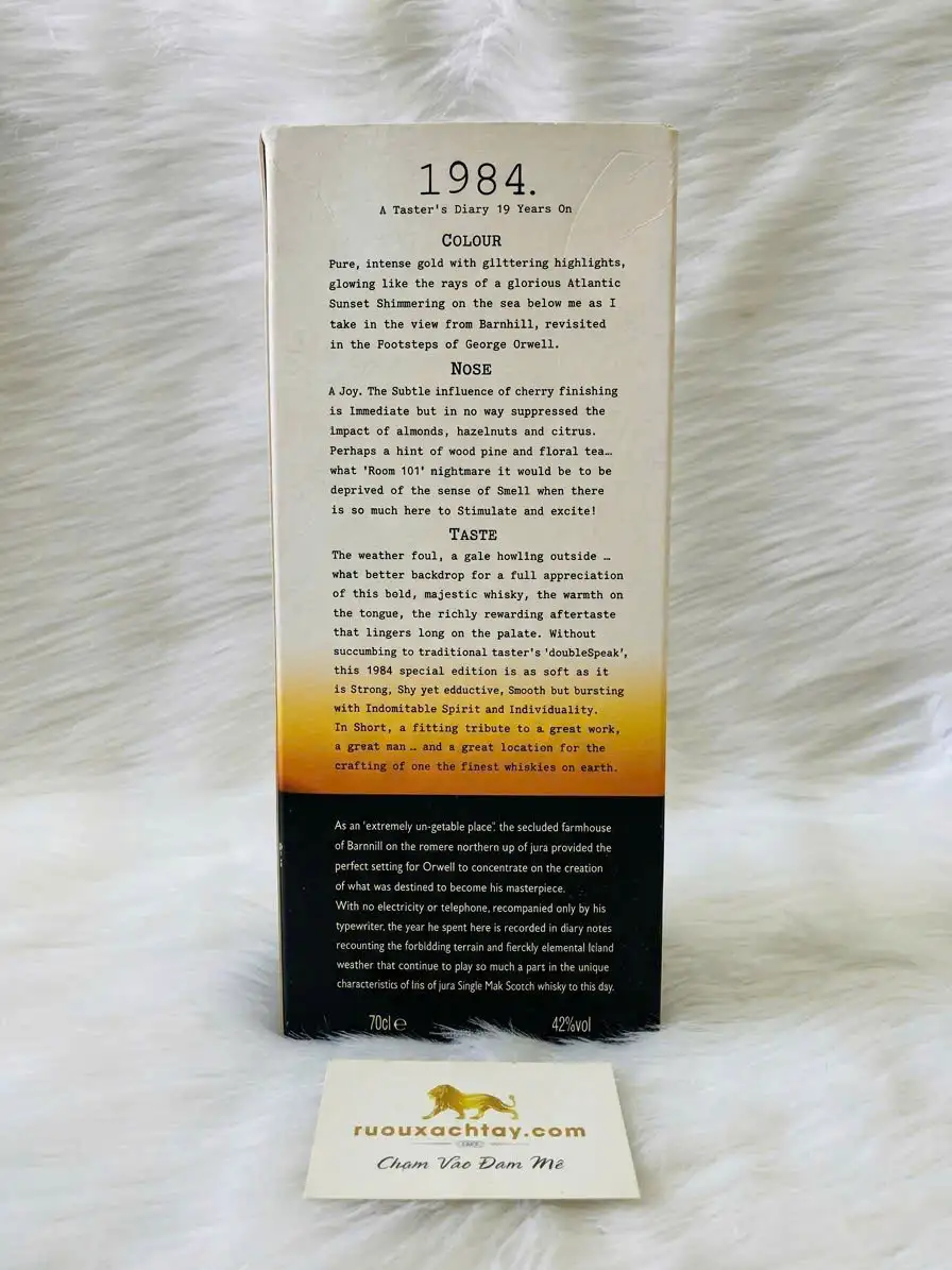 Isle of Jura 1984 George Orwell Commemorative Edition 3 Isle of Jura 1984 George Orwell Commemorative Edition (3)