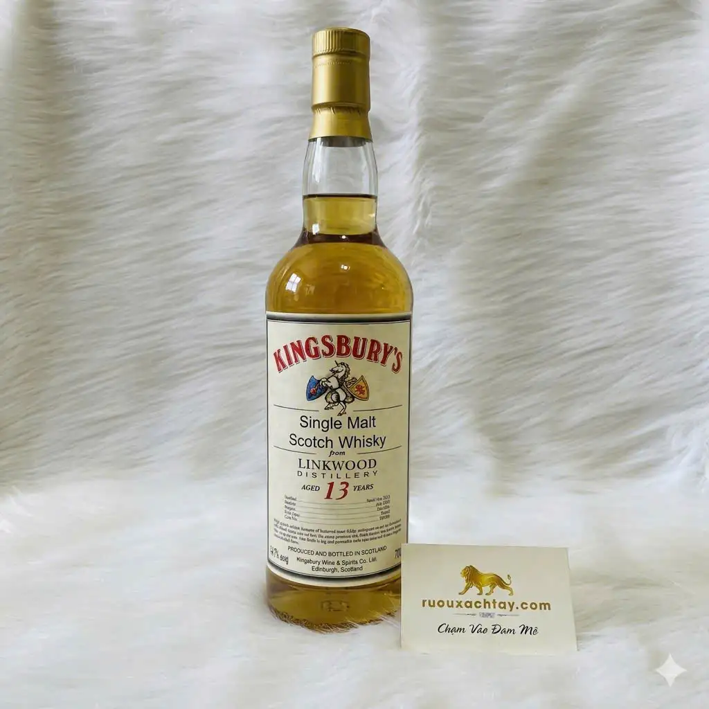 Kingsbury's Single Malt Cask Strength Linkwood 13 Years Old 1 Kingsbury's Single Malt Cask Strength Linkwood 13 Years Old (1)