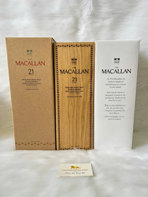 Macallan 21 YO Sherry Seasoned Oak Casks - Colour Collection (2)