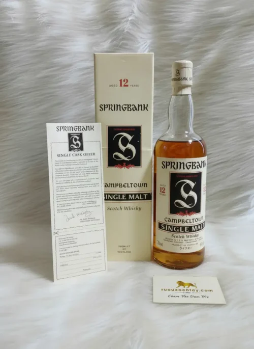 Springbank 12 Year Old Red Thistle 1990s