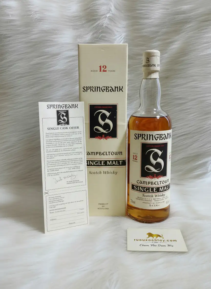 Springbank 12 Year Old Red Thistle 1990s 1 Springbank 12 Year Old Red Thistle 1990s