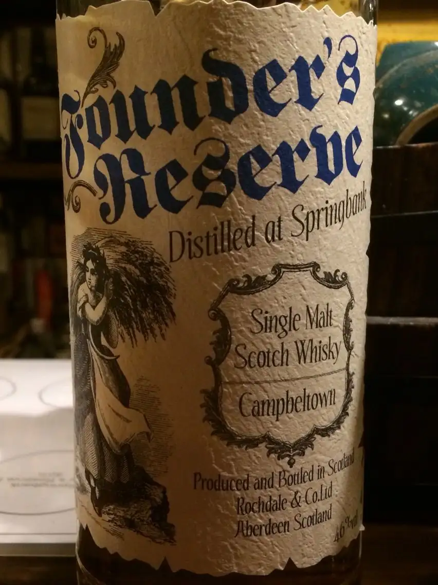 Springbank Founder's Reserve (Blue Label) 2 Springbank Founder's Reserve