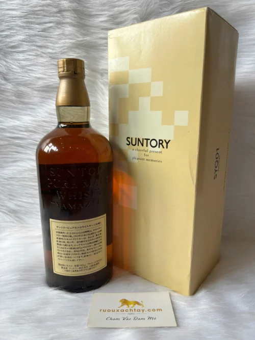 1989 Yamazaki 12 Year Pure Malt Lion Crest Circa 1000ml (Carton Box) 7 1989 Yamazaki 12 Year Pure Malt Lion Crest Circa 1000ml (Carton Box) (2)
