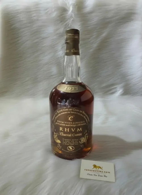 Rhum Vieux Agricole Chantal Comte 1977 - 1