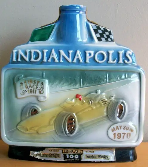 Jim Beam Limited Edition Bottle - 1956 SR-2 Corvette 10 Indianapolis-500-Jim-Beam-Decanter-May-30th-1970-54th-Value-20