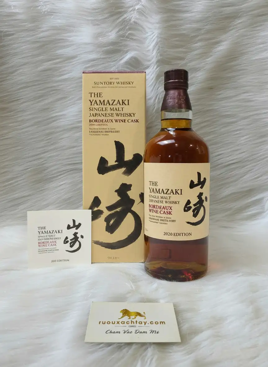 Yamazaki Single Malt Japanese Whisky Bordeaux Wine Cask 2020 Edition 1 Yamazaki Single Malt Japanese Whisky Bordeaux Wine Cask 2020 Edition