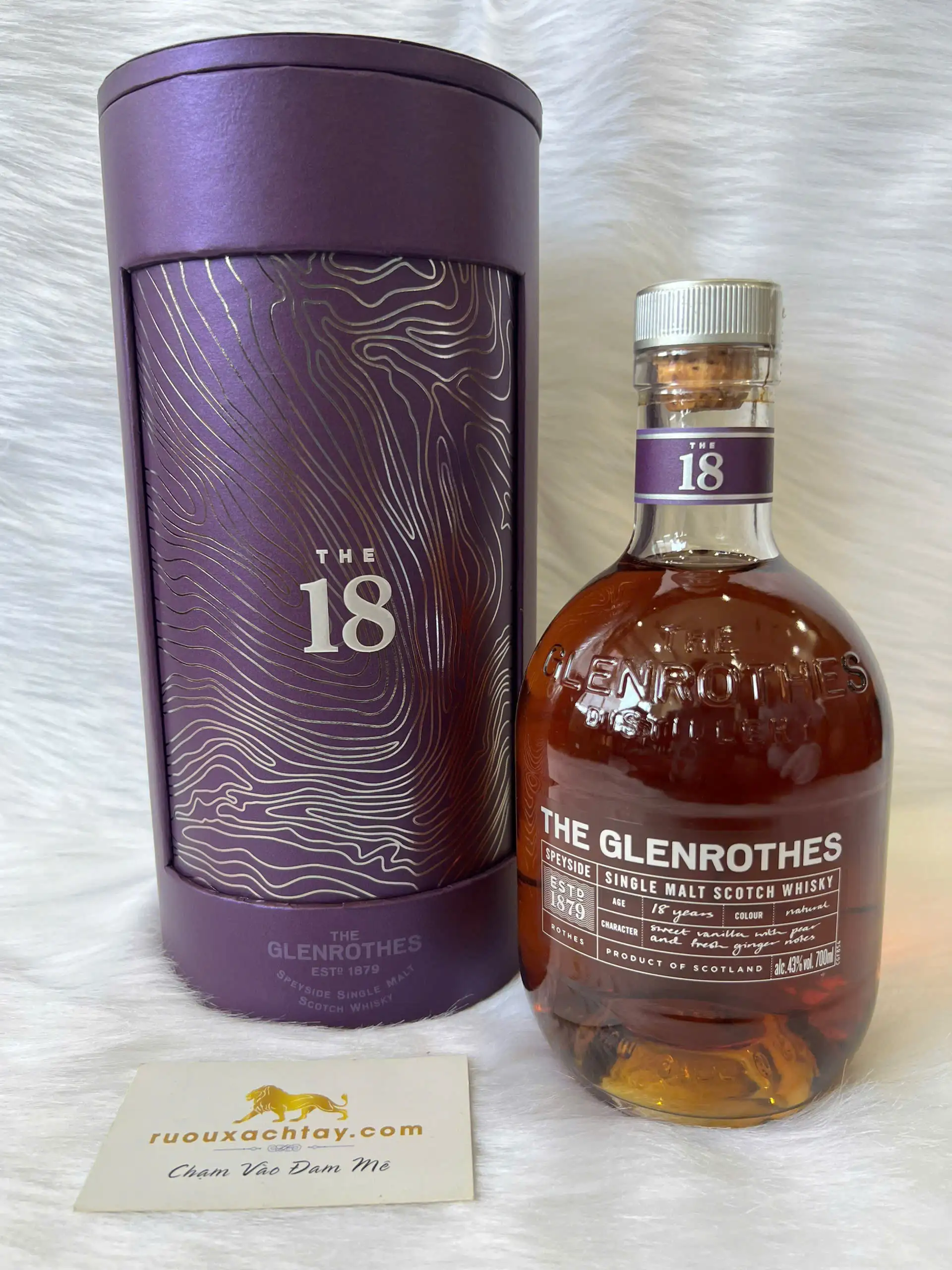 The Glenrothes 18 Year Old Single Malt Scotch Whisky 4 The Glenrothes 18 Year Old Single Malt Scotch Whisky (4)