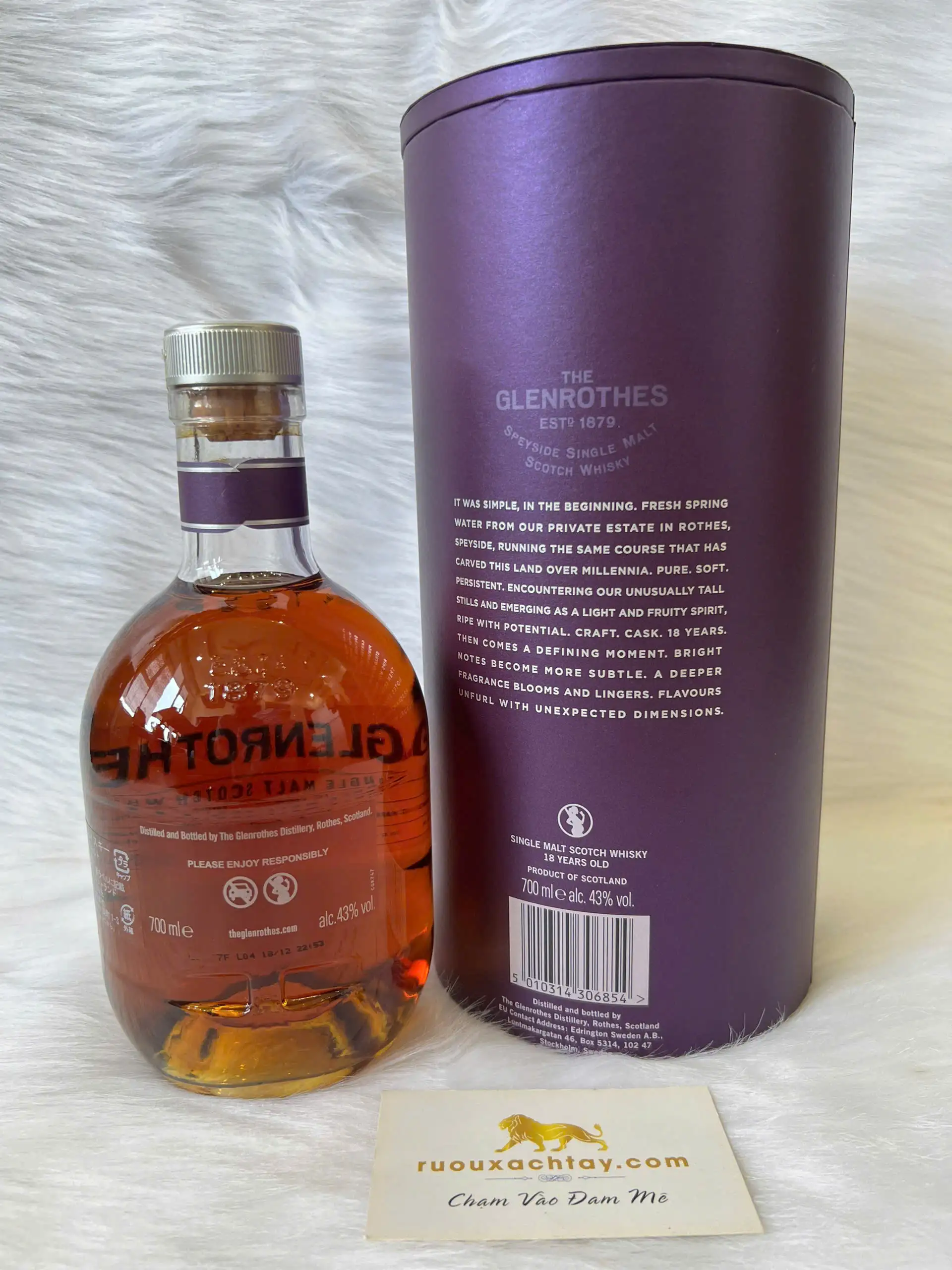 The Glenrothes 18 Year Old Single Malt Scotch Whisky 5 The Glenrothes 18 Year Old Single Malt Scotch Whisky (5)